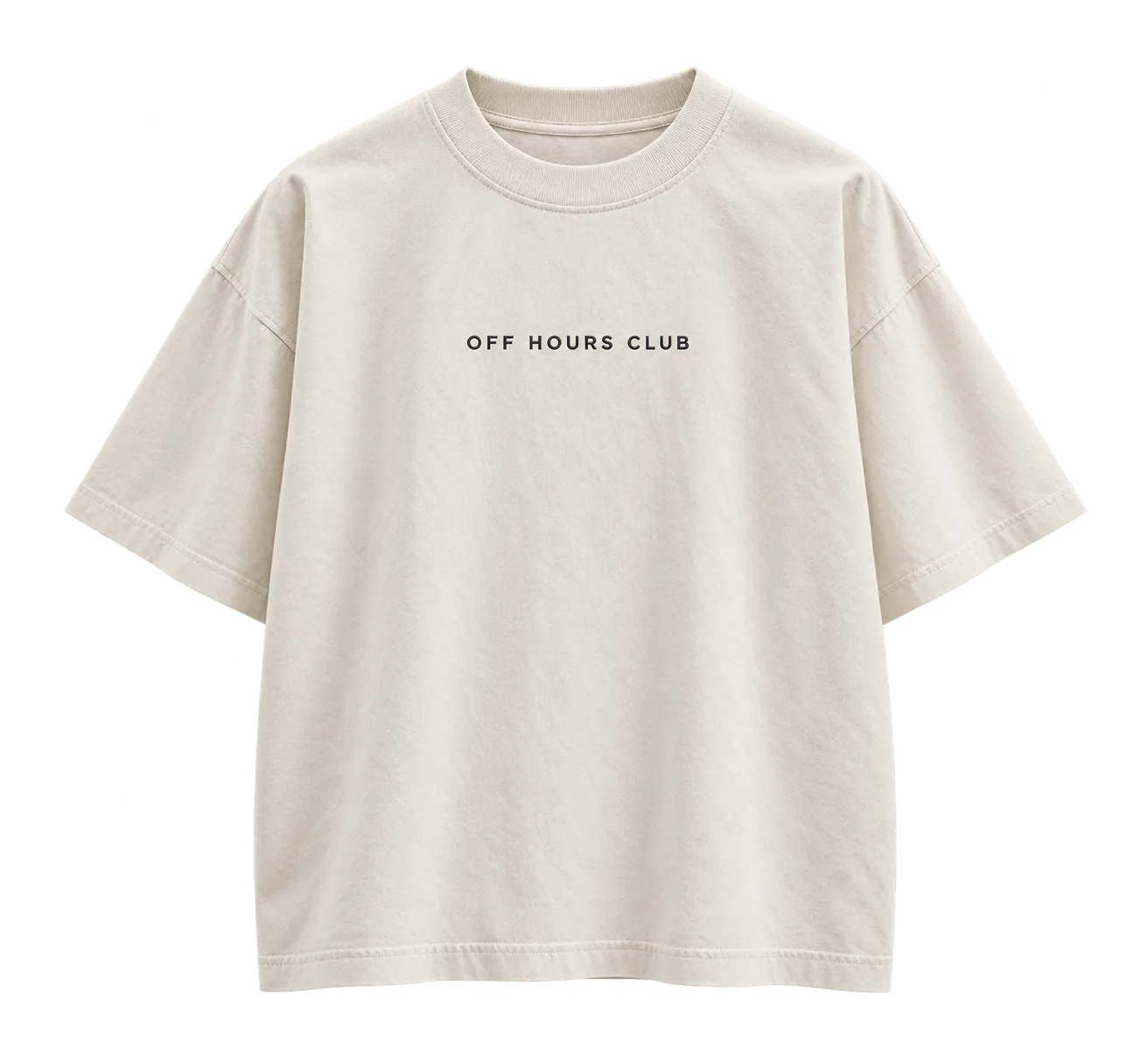 The Everyday Tee — Warm ivory